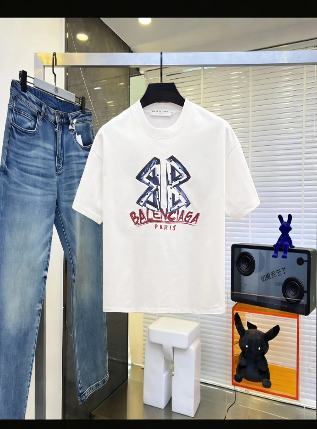 👍 logo Logo Same Style T 280 Versatile : Black White Size：S M L XL
